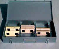 Slide boxes and pages.